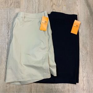 NWT khaki & black Champion DuoDry 40W casual performance shorts bundle